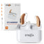 Bluetooth OTC hearing aids with rechargeable power, app-based adjustments, and direct audio streaming. Comfortable behind-the-ear design for adults.