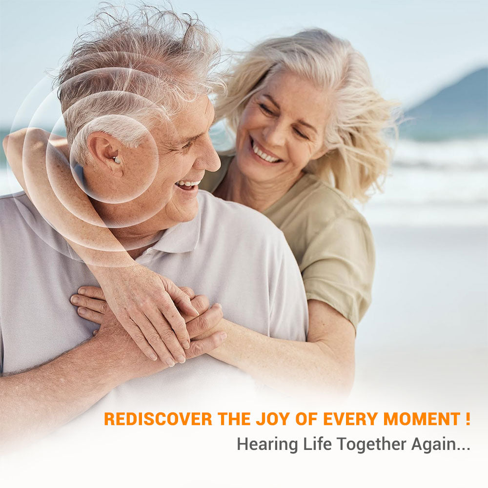 Minitone - Invisible rechargeable OTC hearing aids with in-ear CIC design. Designed for adults with mild to moderate hearing loss - Steezia