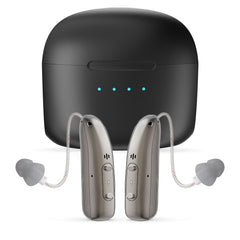 Rechargeable Behind ear hearing aids, Bluetooth with App control (Ref: R03L1)