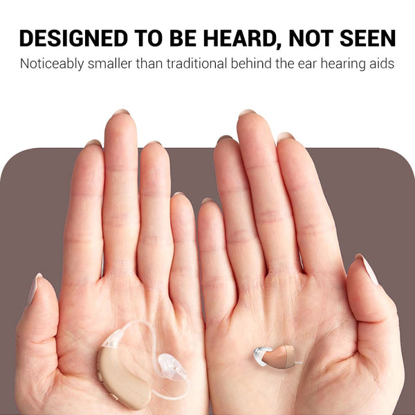Minitone Pro - Discreet Rechargeable CIC Hearing Aids (App Controled) - Steezia