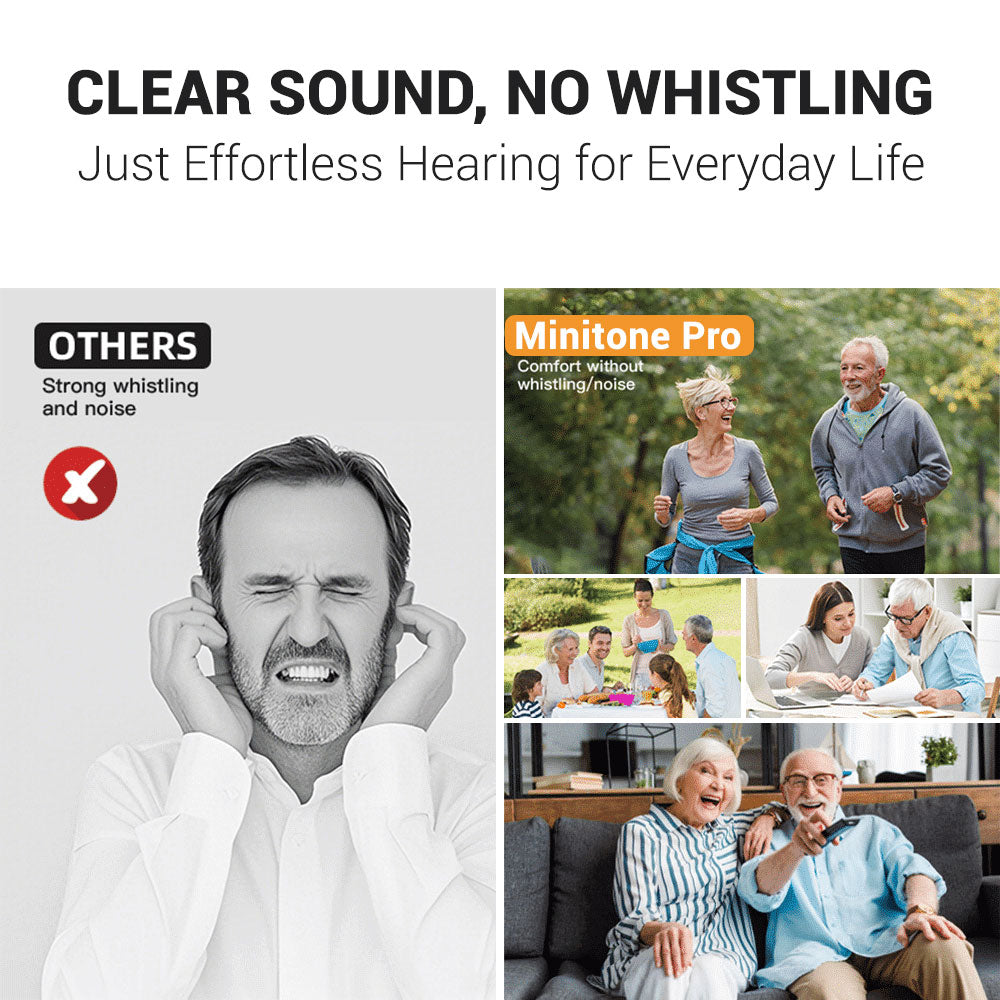 Minitone Pro ™ Discreet Rechargeable CIC Hearing Aids (App Controled) Secondary image