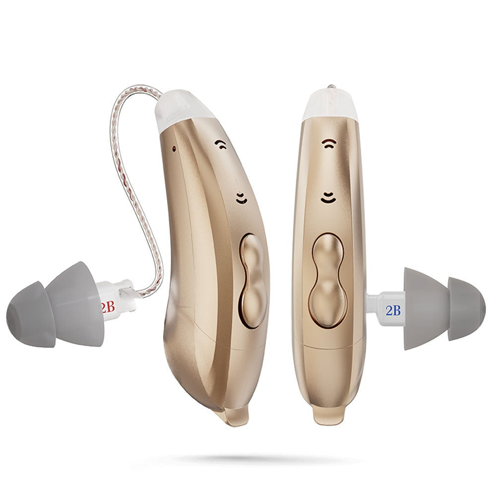 Behind ear hearing aids, Bluetooth with App control (Ref: SF101)