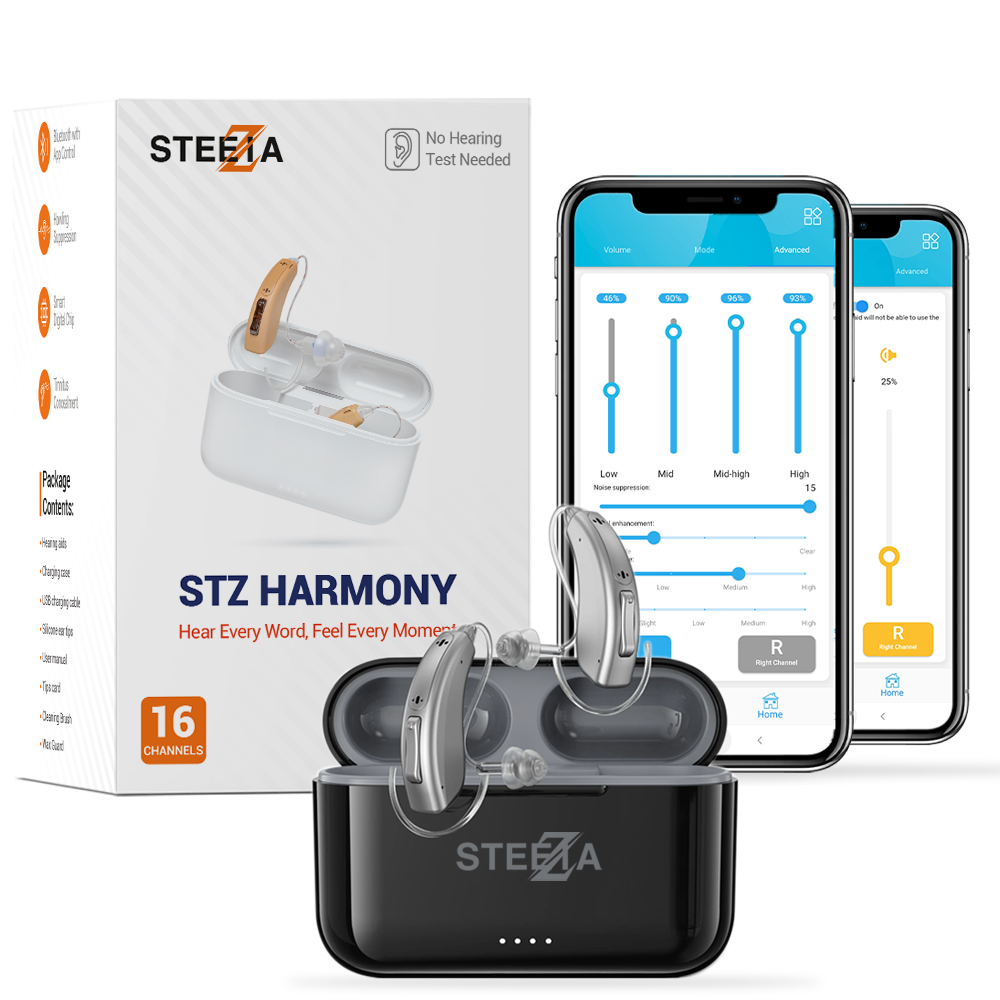 STZ Harmony ™ Rechargeable, Bluetooth RIC Digital Hearing aids
