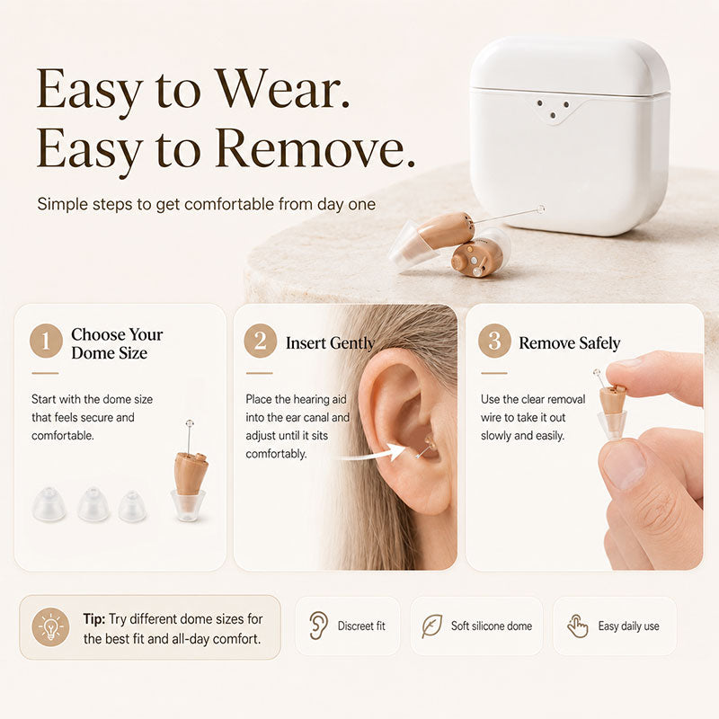 Minitone XS™ Ultra Small Rechargeable CIC Hearing Aids