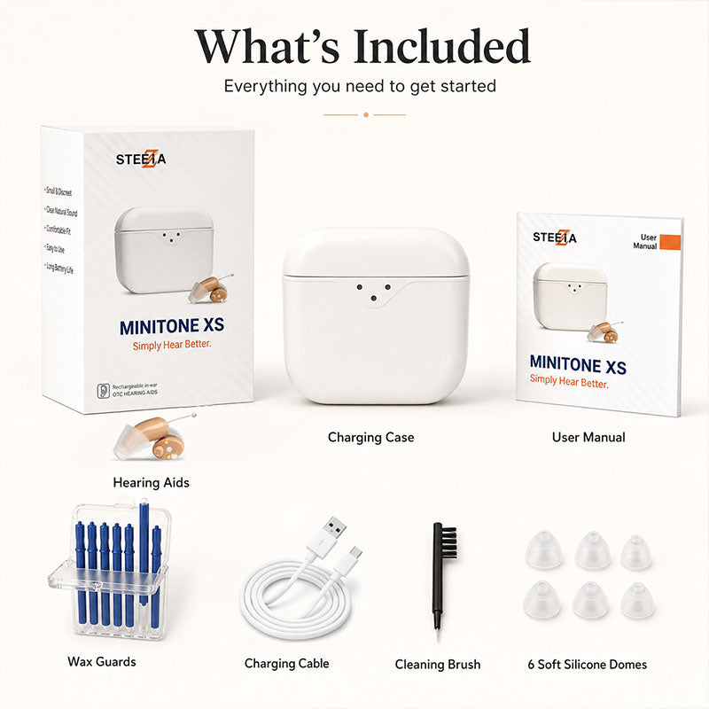 Minitone XS™ Ultra Small Rechargeable CIC Hearing Aids